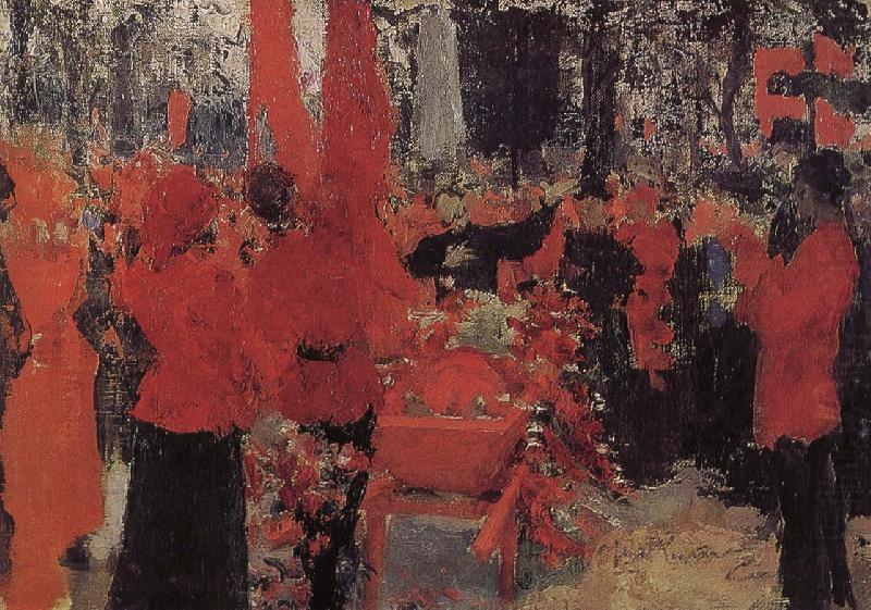 Ilia Efimovich Repin Red's funeral china oil painting image